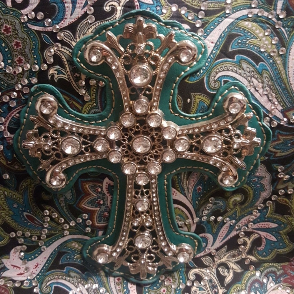 Pretty paisley print cowgirl purse